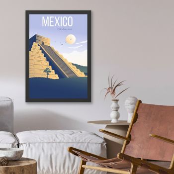 Tablou decorativ, Mexico (55 x 75), MDF , Polistiren, Multicolor