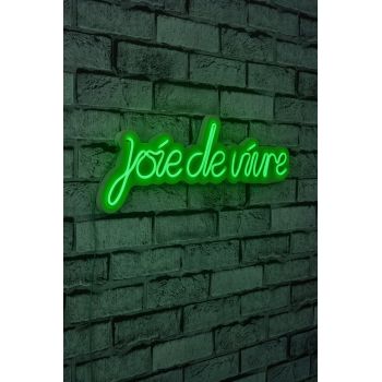 Decoratiune luminoasa LED, Joie de Vivre, Benzi flexibile de neon, DC 12 V, Verde