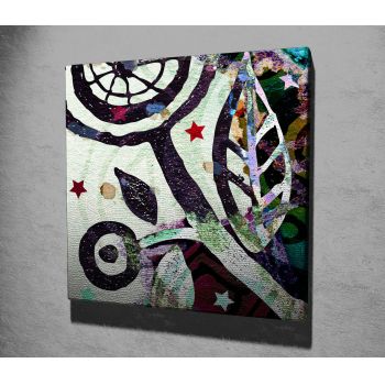 Tablou decorativ, KC057, Canvas, Dimensiune: 45 x 45 cm, Multicolor