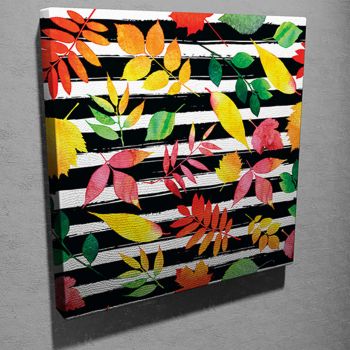 Tablou decorativ, KC120, Canvas, Dimensiune: 45 x 45 cm, Multicolor