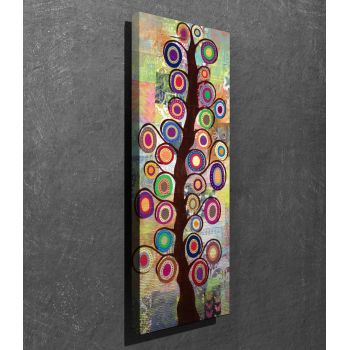 Tablou decorativ, PC075, Canvas, 30 x 80 cm, Multicolor