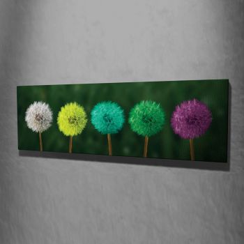 Tablou decorativ, PC93, Canvas, 30 x 80 cm, Multicolor