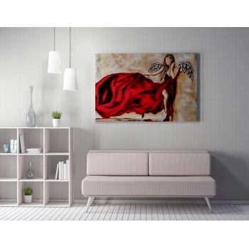 Tablou decorativ, WY173 (50 x 70), 50% bumbac / 50% poliester, Canvas imprimat, Multicolor