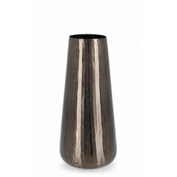 Vaza decorativa din aluminiu, Chisel Shaped M Antracit, Ø19xH45 cm