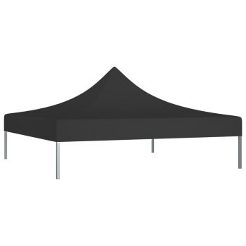 vidaXL Acoperiș pentru cort de petrecere, negru, 2 x 2 m, 270 g/m²
