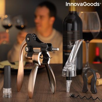 Set de accesorii pentru vin Servin InnovaGoods 5 piese