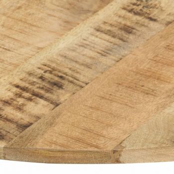 vidaXL Blat de masă, 70 cm, lemn masiv de mango, rotund, 15-16 mm