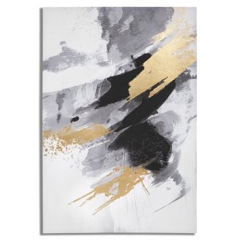 Tablou decorativ Abstract, Mauro Ferretti, 80x120 cm, canvas, multicolor la reducere