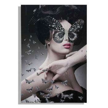 Tablou decorativ Dark Lady, Mauro Ferretti, 80x120 cm, canvas, multicolor