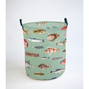 Coș de rufe din material textil Fish in the Ocean – Really Nice Things