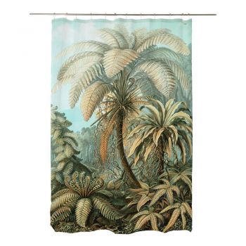 Perdea de duș 175x180 cm Vintage Palm – Madre Selva