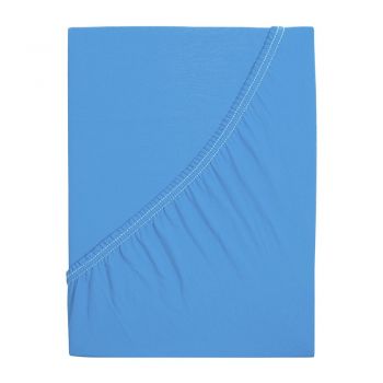 Cearceaf albastru 160x200 cm – B.E.S.