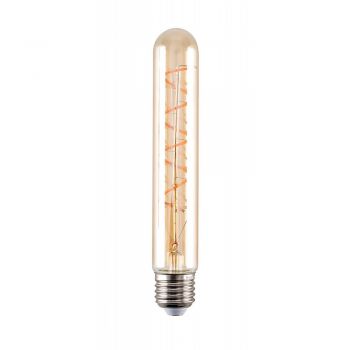 Bec LED Filament Amber E27/4W/480LM/2500K T30x185