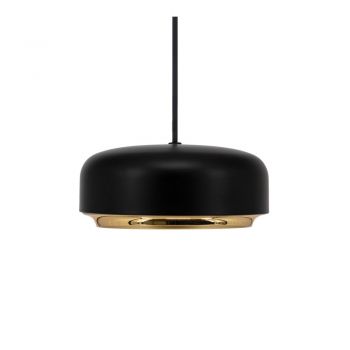 Lustră neagră LED cu abajur din metal ø 22 cm Hazel mini – UMAGE ieftina