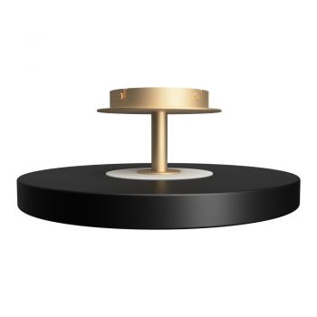Plafonieră neagră LED cu abajur din metal ø 43 cm Asteria Up – UMAGE ieftina