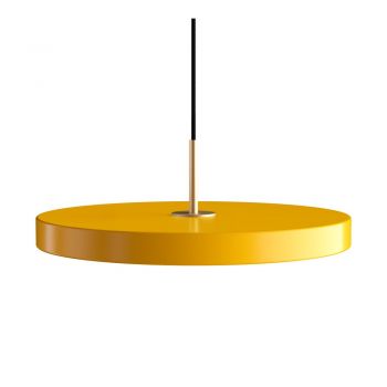 Lustră galbenă LED cu abajur din metal ø 43 cm Asteria – UMAGE ieftina