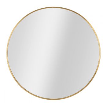 Oglinda de perete Elegant Glam, Mauro Ferretti, Ø 100 cm, fier, auriu