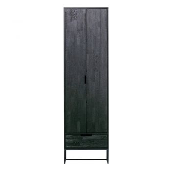 Șifonier negru din lemn de frasin 60x210 cm Silas – WOOOD ieftin
