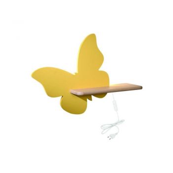 Corp de iluminat pentru copii galben Butterfly – Candellux Lighting