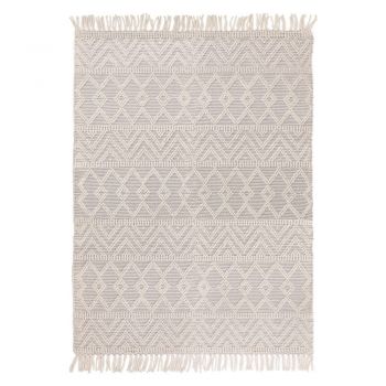 Covor gri deschis din lână 120x170 cm Asra – Asiatic Carpets