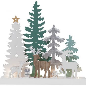 Decorațiune luminoasă albă de Crăciun Reinbek – Star Trading