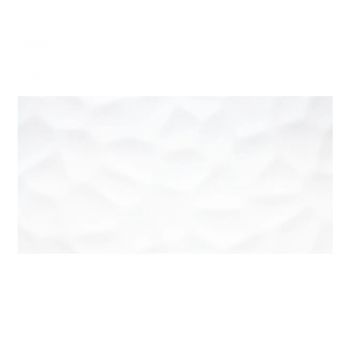 Faianta baie / bucatarie Cesarom Concepto, alb, lucios, uni, 60 x 30 cm