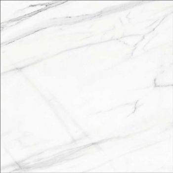 Gresie interior alb Diamond 5, portelanata, rectificata, glazurata, finisaj lucios, patrata, grosime 9 mm, 60.7 x 60.7 cm