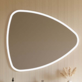 Oglinda baie Savini Due Armonia COMP01, LED, 29 mm grosime, 85 x 100 cm ieftina