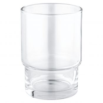 Pahar baie Grohe Essentials, sticla, transparent, 6.6 x 9.5 cm