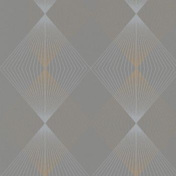 Tapet modern Erisman 1008510 3D, vinil, aspect geometric, gri, argintiu, 0.53 x 10m