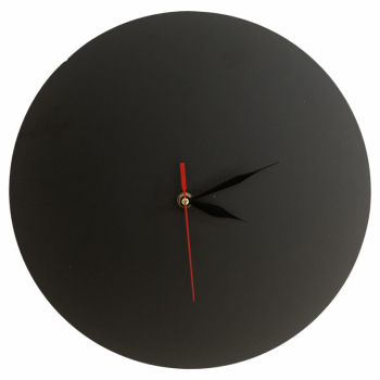 Ceas de perete metalic Krodesign Intense Black, diametru 31 cm