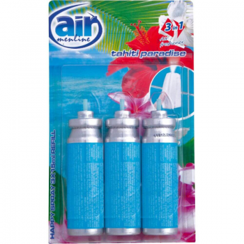 Rezerve Odorizant Spray AIR Tahiti Paradise, 15 ml, 3 Buc/Set