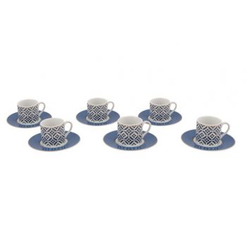 Set de cafea Kutahya Porselen, RU12KT4309737, 12 piese, portelan