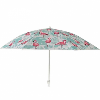 Umbrela de plaja Strend Pro Flamingo, diametru 180 cm