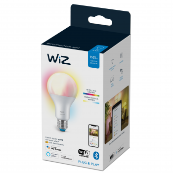 Bec LED cu WIFI Wiz Connected Light, alba calda/alb rece, E27, 100 W, 1521 Im, 2200k-6500k ieftin