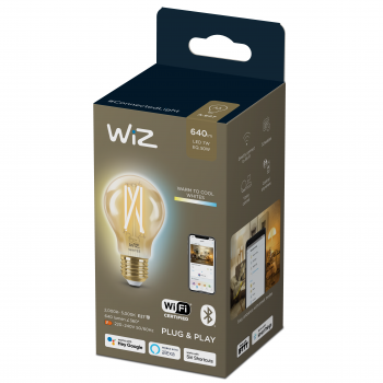 Bec LED cu WIFI Wiz Connected Light, alba calda/alb rece, E27, 50 W, 640 Im, 2000k-5000k ieftin