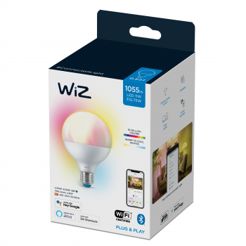 Bec LED cu WIFI Wiz Connected Light, alba calda, E27, 75 W, 1055 Im, 2200k-6500k ieftin