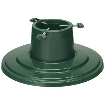 Suport pentru brad, Weber, din plastic, verde, forma rotunda, cu rezervor de apa ieftin