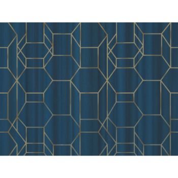Tapet vinil Dimensions 219602, model geometric albastru, 0.53 x 10 m ieftin