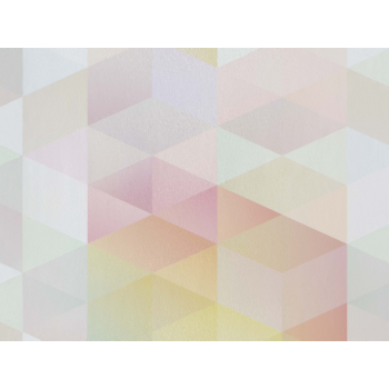 Tapet vinil Smalltalk 219280, 3D geometric triunghiuri multicolore, 0.53 x 10 m