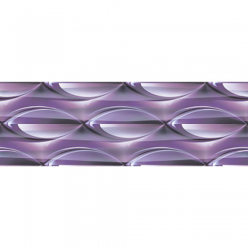 Faianta baie rectificata Bowl Purple DK, mov, lucios, model, 75 x 25 cm
