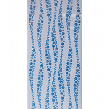 Faianta Kai Ceramics Vogue albastru cu dungi, finisaj lucios, dreptunghiulara, 25 x 50 cm ieftin