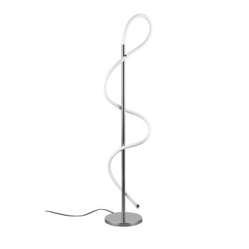 Lampadar argintiu lucios LED (înălțime 135 cm) Argos – Trio la reducere