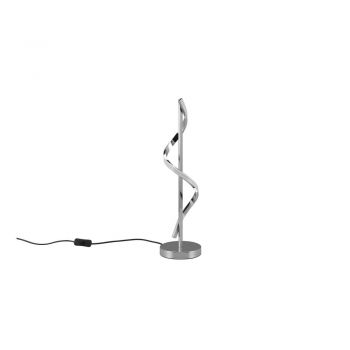 Veioză argintiu-lucios LED (înălțime 56 cm) Isabel – Trio ieftina