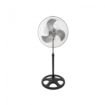 Ventilator cu picior Zilan 3840, 3 in 1, 55 W, 3 viteze, Diametru 45 cm, Gri/Negru