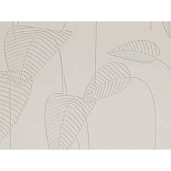 Tapet vinil Stitch 219054, alb, model frunze, 10 x 0.53 m