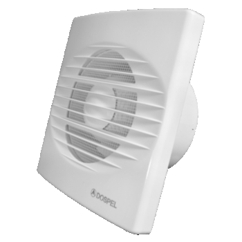Ventilator axial cu temporizator si senzor de umiditate Rico 120WCH, Dospel, D 120 mm, 17W, alb