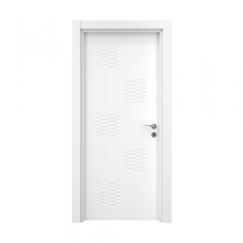 Usa interior plina, MDF, Variodor Lacquered White, alb lacuit, deschidere dreapta, 198 x 70 cm