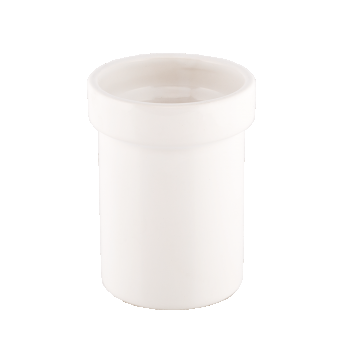 Pahar de baie Romtatay Martins, ceramica, alb, 10 x 9 x 16 cm ieftin