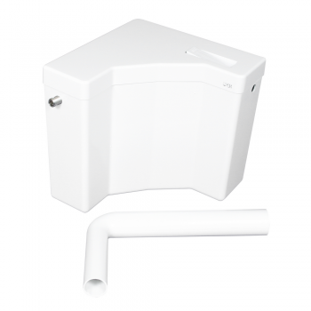 Rezervor WC de colt Angolo Eurociere, ABS, max. 8,5 l ieftin